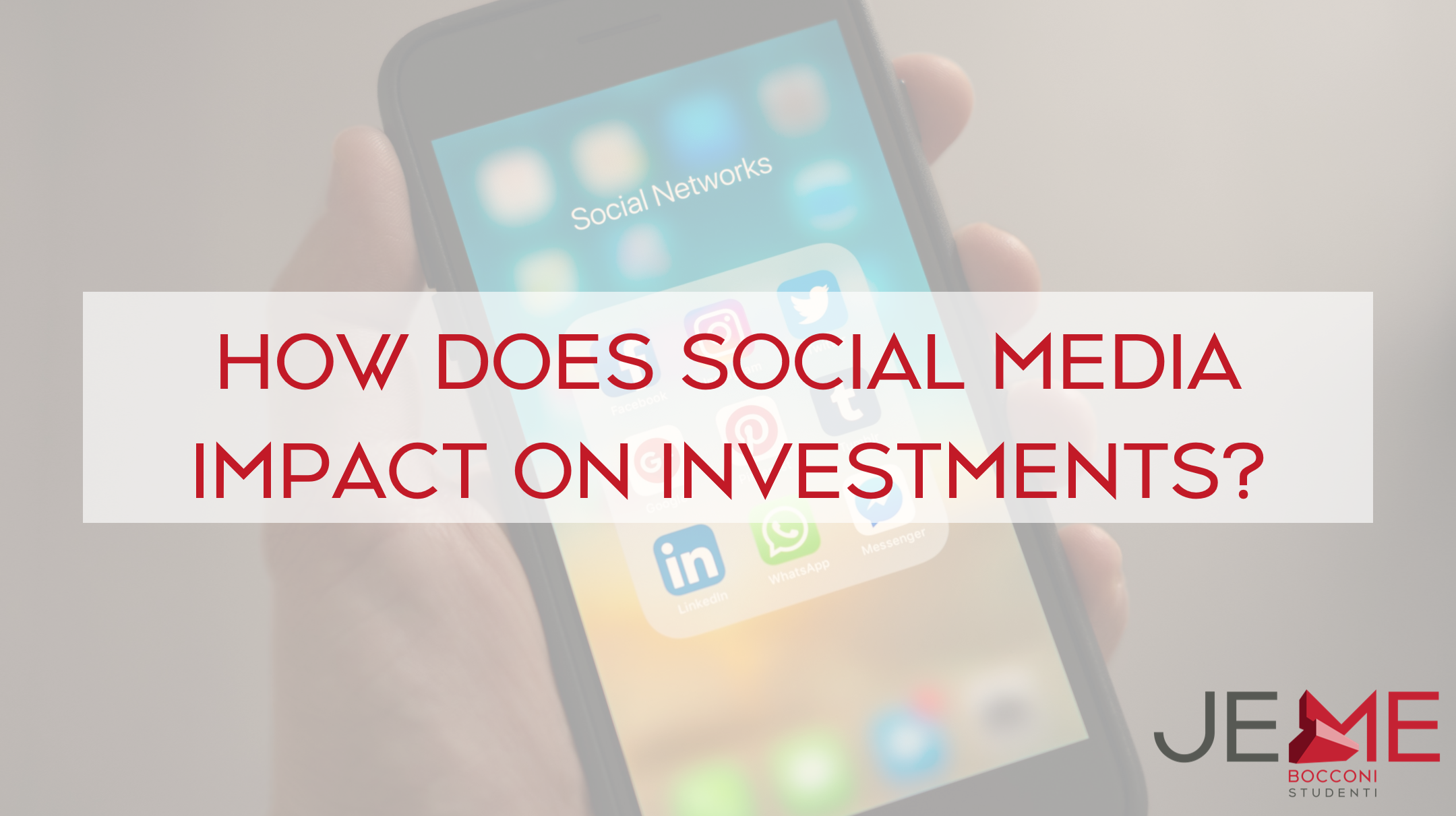 You are currently viewing How does social media impact on investments?